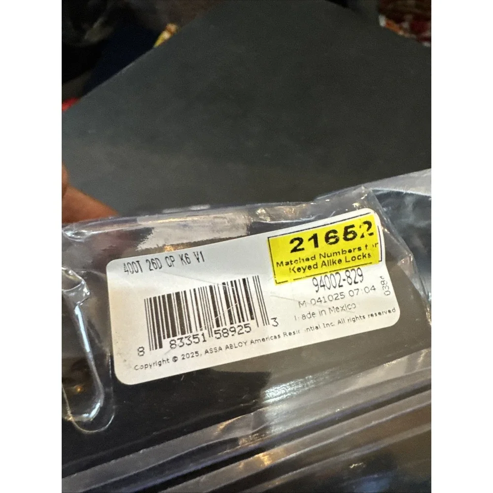 Kwikset 400T-26 Tylo Entry Door Lock - Satin‎ Nickel Finish